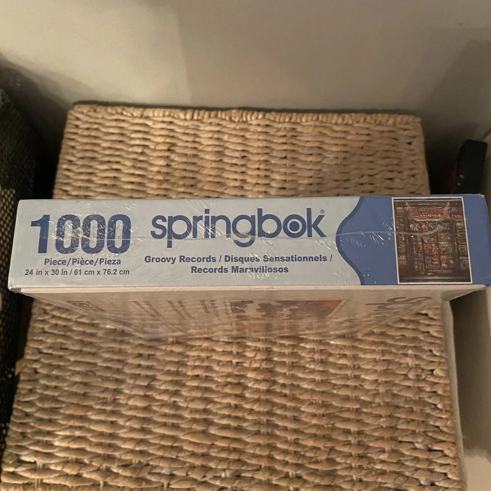 New Springbok Groovy Records 1000‎ Piece Jigsaw Puzzle Hendrix Pink Zeppelin